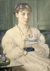Porträt von Georgiana Burne-Jones (1840-1920), 1870